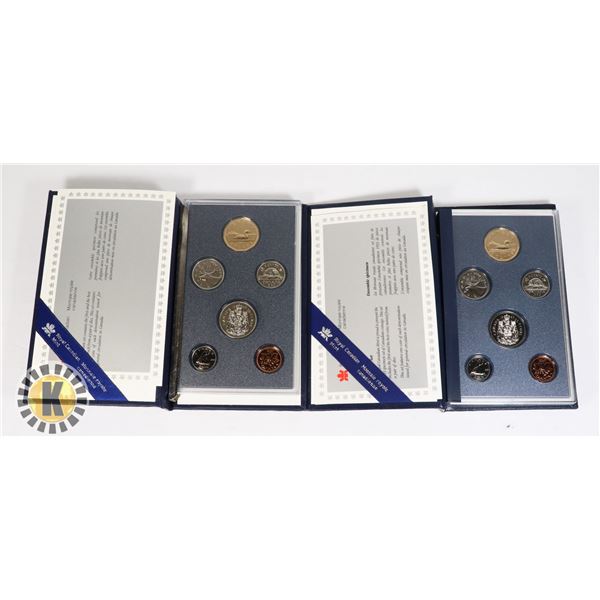 2 CANADA RCM SEALED 6 COIN SETS BOOKLETS SP