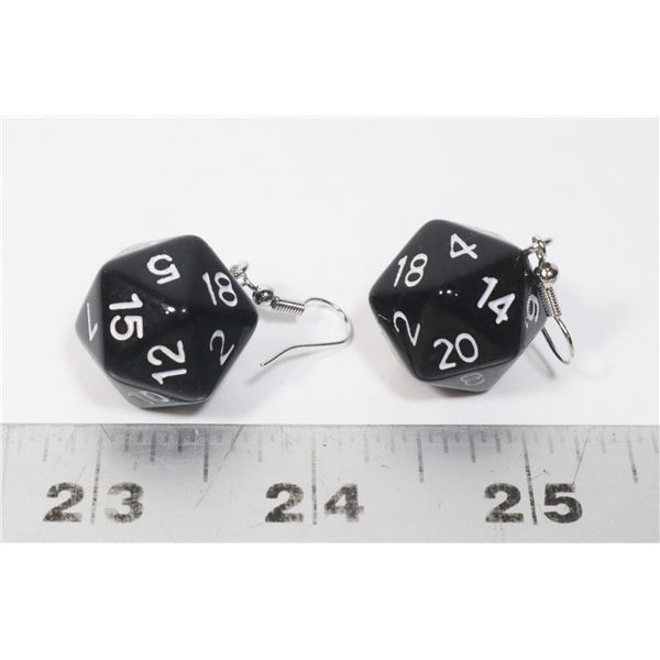 NEW MULTI-SIDED GAME THEMED DICE EARRINGS