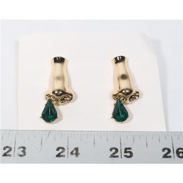 NEW FUNNY NOSE RUNNING EARRINGS