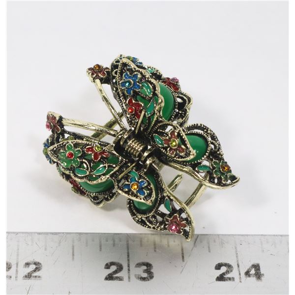 NEW VINTAGE STYLE BUTTERFLY HAIR CLAW CLIP