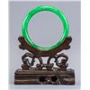 Image 1 : Chinese Jadeite Carved Bangle