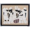 Image 2 : Oil on Board Figures Painting Framed