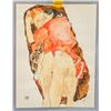 Image 2 : Austrian Watercolor on Paper Signed Egon Schiele