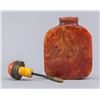 Image 9 : Lot of Two Agate Carved Snuff Bottles