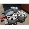 Image 3 : Qty 4 Wheel Rims FL34 1007 AA , 18.5"D x 8.5"H & Volvo VOE11119979 Link Rod