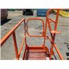 Image 3 : JLG Heavy Duty Orange Man-Lift Bucket for Boom Lift 72"x30"x86"H