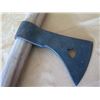 Image 5 : Vintage Metal Tomahawk w/ Nail Puller, Axe w/ Wood Handle 19"L & Blade w/ Sheath