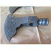 Image 3 : Qty 4 Metal Tomahawk Blades w/ Damascus Steel & 1 Sheath
