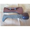 Image 5 : Qty 4 Metal Tomahawk Blades w/ Damascus Steel & 1 Sheath