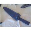 Image 7 : Qty 8 Misc Size & Shape Knife Sheaths - 1 w/ Knife