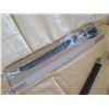 Image 2 : Qty 2 Cutlass Swords 440 Stainless Steel 28"L w/ Sheaths & Carved Design-1 New
