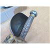 Image 7 : Qty 2 Cutlass Swords 440 Stainless Steel 28"L w/ Sheaths & Carved Design-1 New