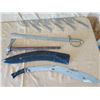 Image 17 : Kukri Machete w/ Curved Blades & Sheath, Sword Marked 1840 Spain, Tomahawks, etc
