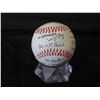 Image 3 : Autographed Baseball: Signed Tom Tellmann, Bob McClure & Others  (Stand Not Included)