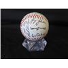 Image 2 : Autographed Baseball: Signed Jody Davis, Jay Johnstone & Others  (Stand Not Included)