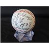 Image 2 : Autographed Baseball: Signed Joey McLaughlin, Ernie White & Others  (Stand Not Included)