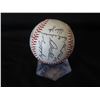 Image 2 : Autographed Baseball: Signed Bryan D Clark, Todd Curry & Others  (Stand Not Included)