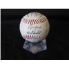 Image 3 : Autographed Baseball: Signed Bryan D Clark, Todd Curry & Others  (Stand Not Included)