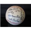 Image 2 : Autographed Baseball: Signed John Drummond, Max Venable & Others  (Stand Not Included)