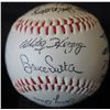 Image 1 : Autographed Baseball: Signed Bruce Sutter, Bob Forsch & Others  (Stand Not Included)