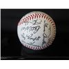 Image 2 : Autographed Baseball: Signed Dusty Baker, Ray Knight & Others  (Stand Not Included)