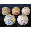 Image 1 : Qty 5 Baseballs: 1979 & 80 World Series, 1981, 82 & 83 All-Star Game Balls