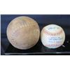 Image 1 : Qty 2 Balls: 1983 World Series Baseball & Vintage Softball