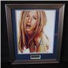 Image 1 : Framed Celebrity Photo of Jennifer Aniston w/ Authentic Signing & COA