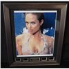 Image 1 : Framed Angelina Jolie Photo w/ 4 Movie Cells Collector Series Tomb Raider, Gone in 60 Seconds