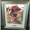 Image 1 : Framed Celebrity Photo of Christy Brinkley w/ Authentic Signing & COA