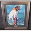 Image 1 : Framed Celebrity Photo of Jennifer Lopez w/ Authentic Signing & COA