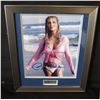 Image 1 : Framed Celebrity Photo of Bo Derek w/ 4 Inset Pics & Authentic Signing & COA