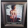 Image 1 : Framed Celebrity Photo of Bo Derek w/ 4 Inset Pics & Authentic Signing & COA