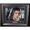 Image 1 : Framed Celebrity Photo of Milla Jovovich 'Resident Evil' w/ Authentic Signing & COA