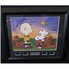 Image 1 : Framed Animated Photo Signed Brad Kesten 'Charlie Brown' w/ Authentic Signing & COA