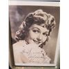 Image 5 : Qty 4 Framed Celebrity Photos: Maureen O'Hara, Leslie Caron, Mary Martin, etc, All Signed