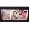 Image 1 : Qty 3 James Stewart Photos, All Signed, w/ Info on Back of Page Protector