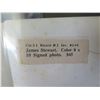 Image 7 : Qty 3 James Stewart Photos, All Signed, w/ Info on Back of Page Protector