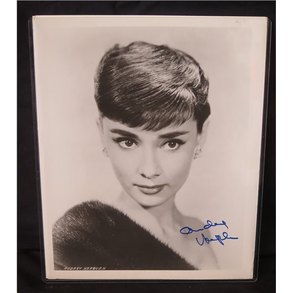 Vintage Photograph of Audrey Hepburn, Signed, Date on Back 1-10-89