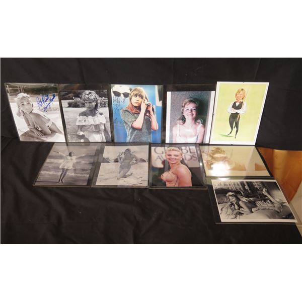 Qty 10 Celebrity Photos: Pat Priest, Sandra Dee & Others, Some Signed