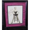 Image 1 : Framed Signed Photograph of Betty Grable 12"x13"