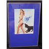 Image 1 : Framed Signed Photograph of Carmen Electra w/ COA 12"x18"