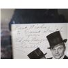 Image 3 : Framed Signed Photograph of Edgar Bergen and Charlie McCarthy 9"x11"