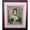 Image 1 : Framed Signed Photograph of Betty Grable 11"x13"