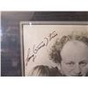 Image 3 : Framed Signed Photograph of The Three Stooges Curly, Larry & Moe 13"x15"