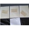 Image 7 : Qty 3 Unframed Dog Print w/ Letter from David J. Rogers & COA 9" x 11"