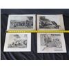 Image 23 : Qty 4 Vintage Prints: Vanquishers of Salamis, Geese of the Capitol, Shrine of Venus, Pilgrims in Sig