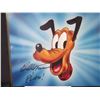 Image 3 : Qty 2 Movie Artwork: Pluto Signed Bill Farmer & Darth Vader Signed James Earl Jones