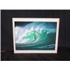 Image 1 : Waimea Bay Big Wave Artwork by Bill Romerhaus w/ Info on Back