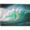 Image 2 : Waimea Bay Big Wave Artwork by Bill Romerhaus w/ Info on Back